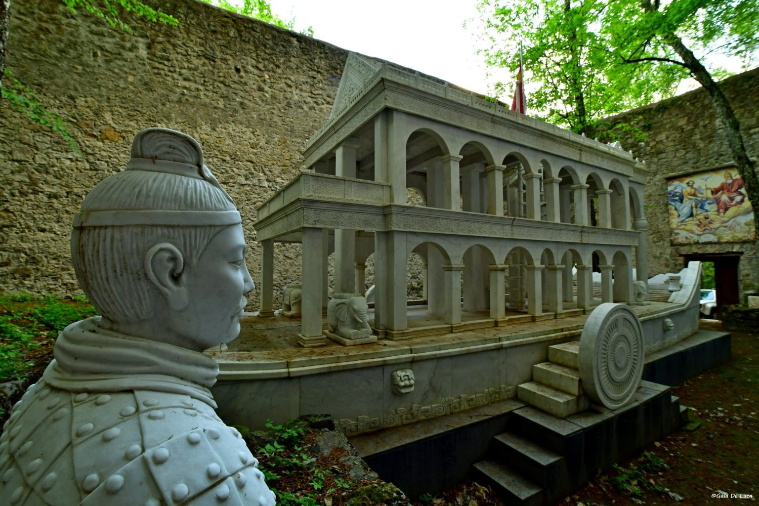 Chinese Imperial Boat near Viterbo